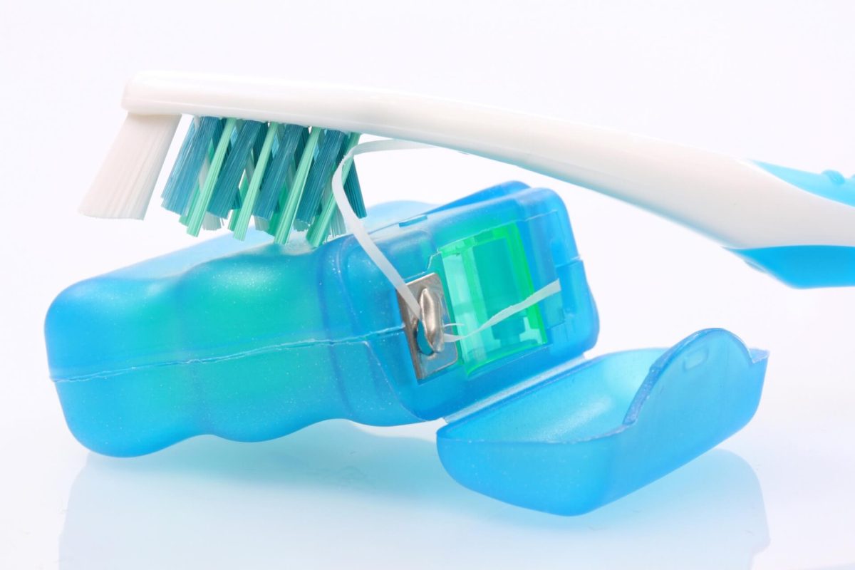 Tooth brush and dental floss